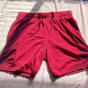 all in motion Target men’s red gym shorts
